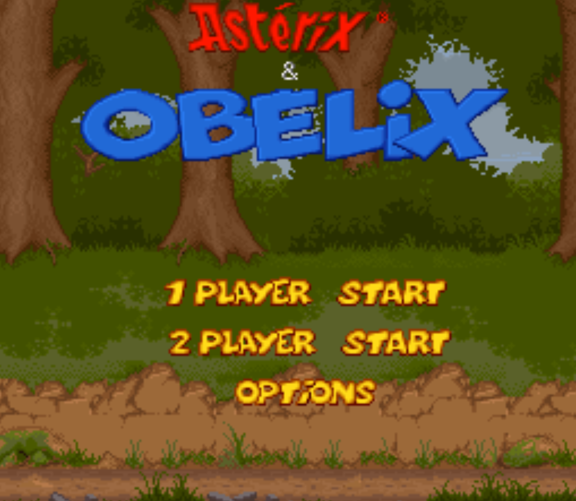 Asterix and Obelix Title Screen